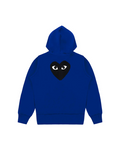 Sweat zippé à Capuche Comme Des Garçons® Coeur Noir