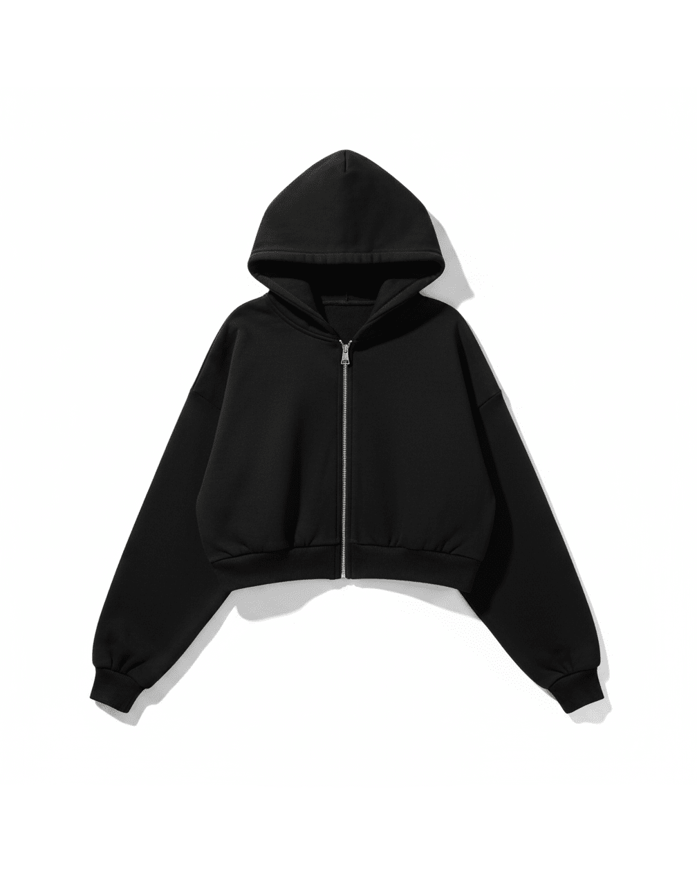 Sweat à capuche zippé court Alo