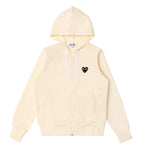 Sweat zippé à Capuche Comme Des Garçons® Coeur Noir