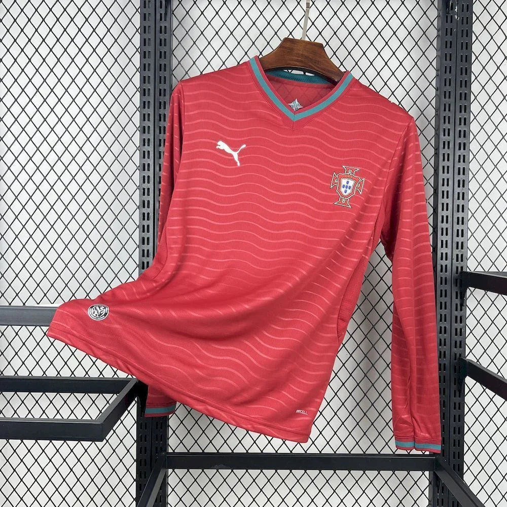 Maillot Domicile Manches Longues Portugal Coupe du Monde 2026