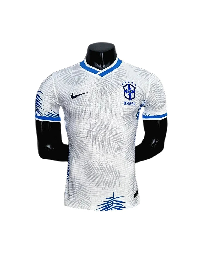 Maillot Concept Brésil Blanc Feuilles