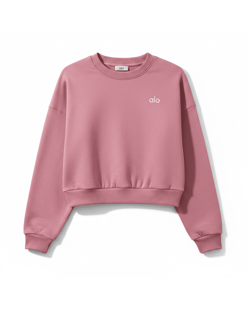Sweat court col rond Alo