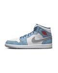 Air Jordan® 1 Mid French Blue Fire Red Plugmarket - plugmarket.fr Sneakers