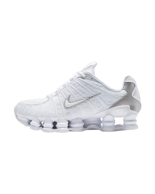 Nike® Shox Tl White Metallic Silver Orange Plugmarket - plugmarket.fr Sneakers