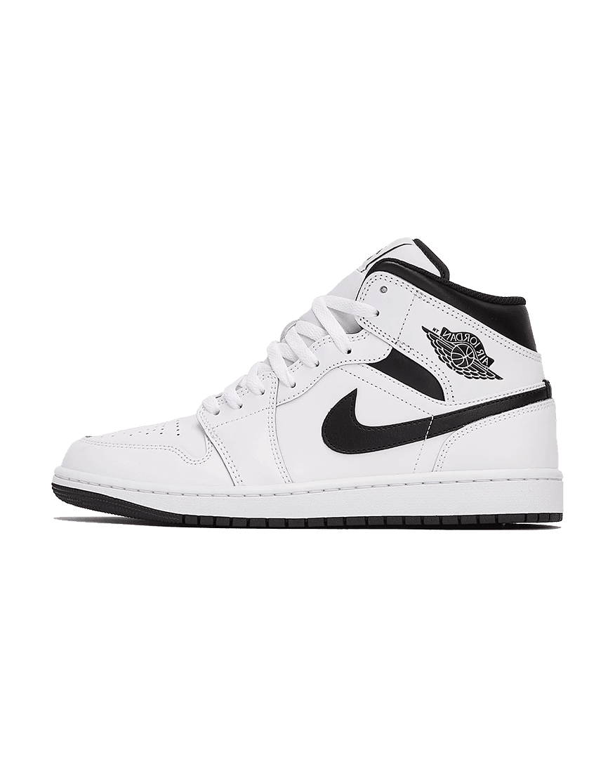 Air Jordan® 1 Mid White Black Plugmarket - plugmarket.fr Sneakers