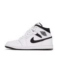 Air Jordan® 1 Mid White Black Plugmarket - plugmarket.fr Sneakers