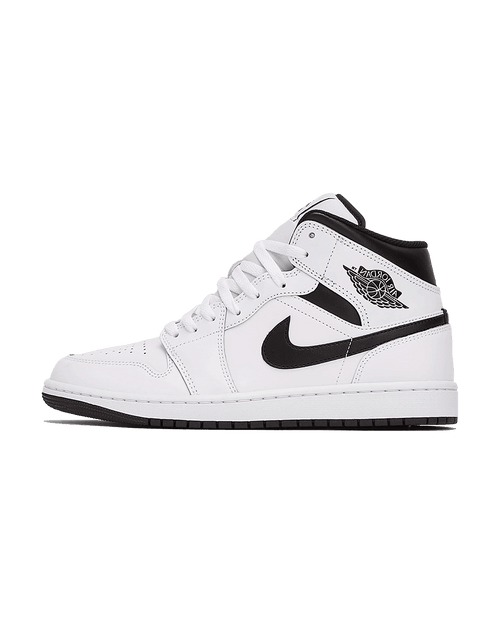 Air Jordan® 1 Mid White Black Plugmarket - plugmarket.fr Sneakers
