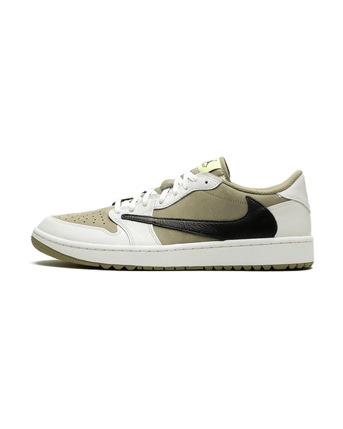 Air Jordan® 1 Low Golf x Travis Scott Black Neutral Olive Plugmarket - plugmarket.fr Sneakers