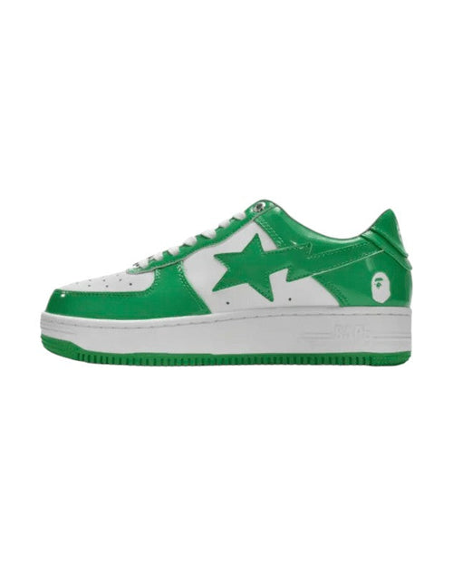 Bape® BapeSta Low White Green Plugmarket - plugmarket.fr Sneakers