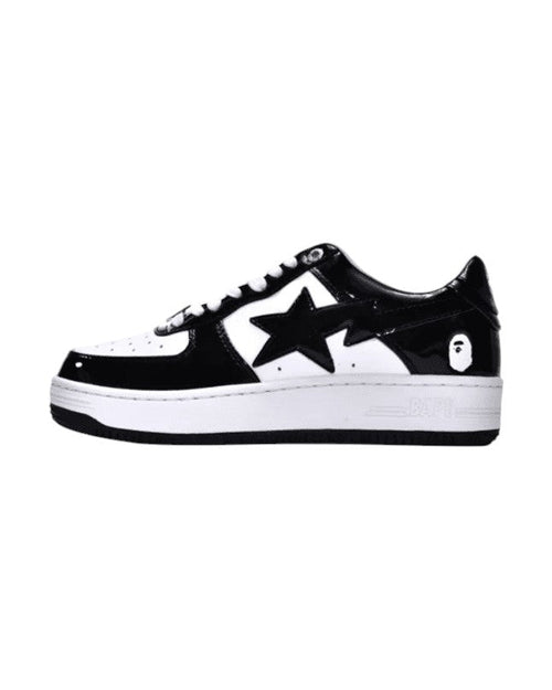 Bape® BapeSta Low Black White Plugmarket - plugmarket.fr Sneakers