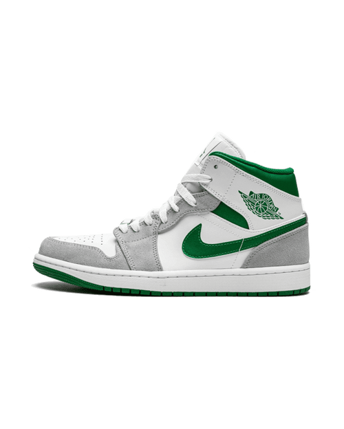 Air Jordan® 1 Mid Grey Green Plugmarket - plugmarket.fr Sneakers