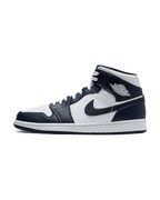 Air Jordan® 1 Mid White Metallic Gold Obsidian Plugmarket - plugmarket.fr Sneakers