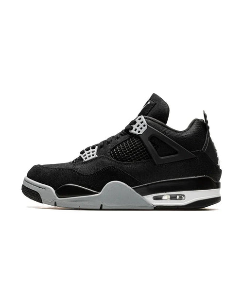 Air Jordan® 4 Black Canvas Plugmarket - plugmarket.fr Sneakers