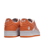 Bape® BapeSta Low White Orange Plugmarket - plugmarket.fr Sneakers