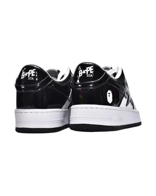 Bape® BapeSta Low Black White Plugmarket - plugmarket.fr Sneakers