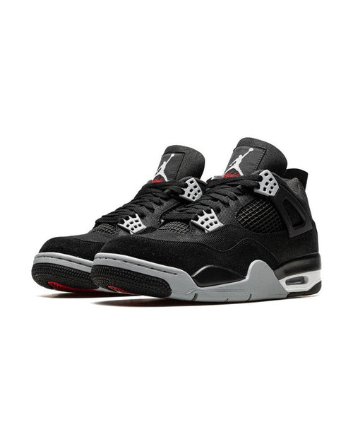Air Jordan® 4 Black Canvas Plugmarket - plugmarket.fr Sneakers