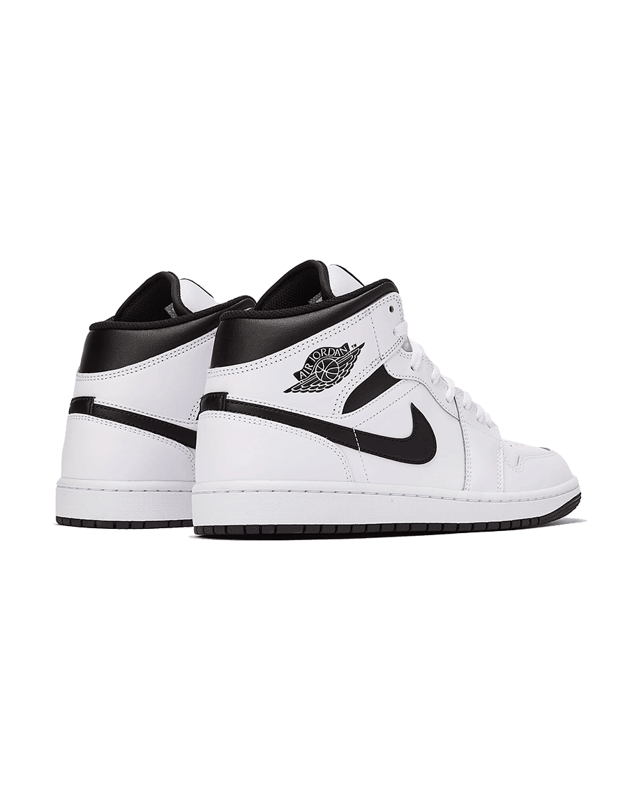 Air Jordan® 1 Mid White Black Plugmarket - plugmarket.fr Sneakers