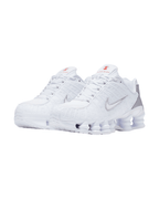 Nike® Shox Tl White Metallic Silver Orange Plugmarket - plugmarket.fr Sneakers