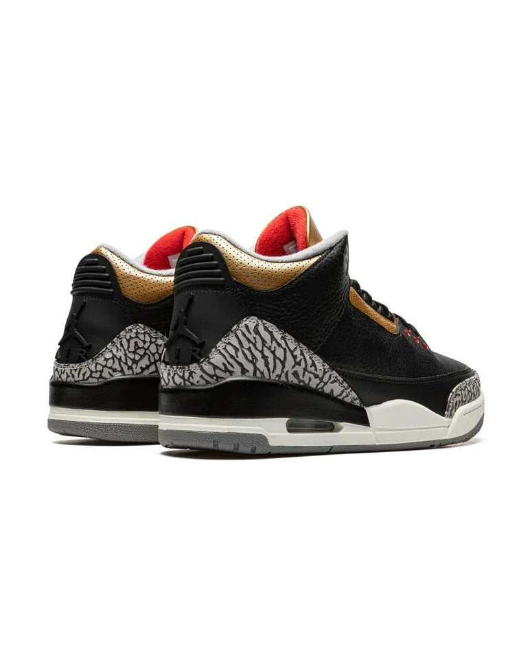 Air Jordan® 3 Retro Black Cement Gold Plugmarket - plugmarket.fr Sneakers