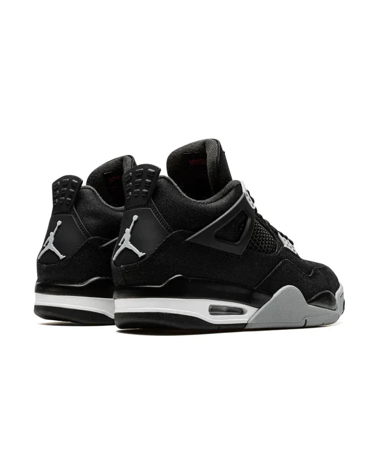 Air Jordan® 4 Black Canvas Plugmarket - plugmarket.fr Sneakers