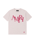T-Shirt Amiri Beige/Rouge