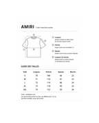 T-Shirt Amiri Snake Noir
