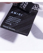 T-Shirt Amiri MA Drip Collage Blanc