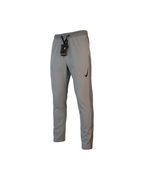 Plugmarket grey Nike Aeroswift running pants with drawstring waist and side stripe detail.